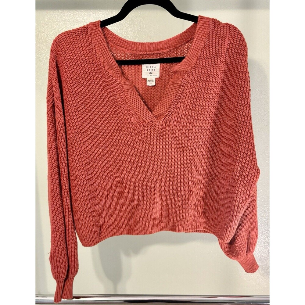 Billabong Womens‎ Feel The Breeze Sweater Chestnut Size Large